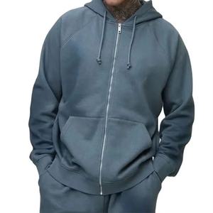 Customized Cotton/Polyester Long Sleeves <b>Aesthetic</b> Everyday Wear Active Wear Streetwear <b>Hoodie</b> Full Zip Up Quick Dry Breathable - Product Image 1