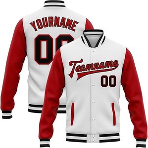 Nueva moda invierno Varsity chaqueta personalizada hombres Unisex Varsity chaquetas de los hombres con logotipo personalizado Oem venta al por mayor chaquetas Varsity en blanco - Product Image 6