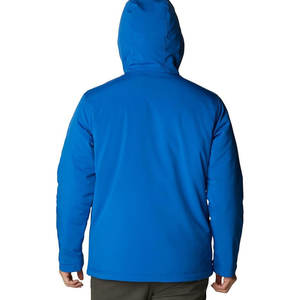 Chaqueta de invierno Softshell impermeable y a prueba de viento para hombre para uso en exteriores con logotipo frontal personalizable - Product Image 2