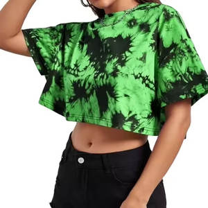 เสื้อยืดครอปของผู้หญิงเสื้อครอปผ้าฝ้าย100% 220gsm สตรีทแวร์ออกแบบได้เองพิมพ์ลายกราฟิก - Product Image 4