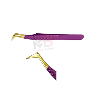 ชุดอุปกรณ์เสริมความงาม 9 ชิ้น คุณภาพสูง แหนบปลายแหลม วัสดุสแตนเลส สำหรับต่อขนตา - Product Image 4