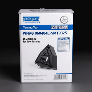 Inserto de Torneado Indexable WNMG 060404E-SMT9325 D. 3.81mm MT-CVD con Recubrimiento ISO, Paquete de 10 para Torneado de Piezas - Product Image 3