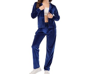 Ensemble de survêtement sportif 2 pièces pour homme, hiver, léger, brodé, décontracté, 100% coton, velours, velours côtelé, à capuche, 2026 - Product Image 3