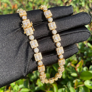 Nuevo Collar de Tenis de Lujo Lucid Gem Studio de 10 mm, VVS, con Incrustaciones de Plata de Ley 925, Cadena de Moissanita Brillante, Certificado IGI - Product Image 2