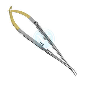 Portaagujas Recto Castroviejo de 10 mm, Fino y Delicado, con Bloqueo, Precio al por Mayor, Herramientas Quirúrgicas - Product Image 3