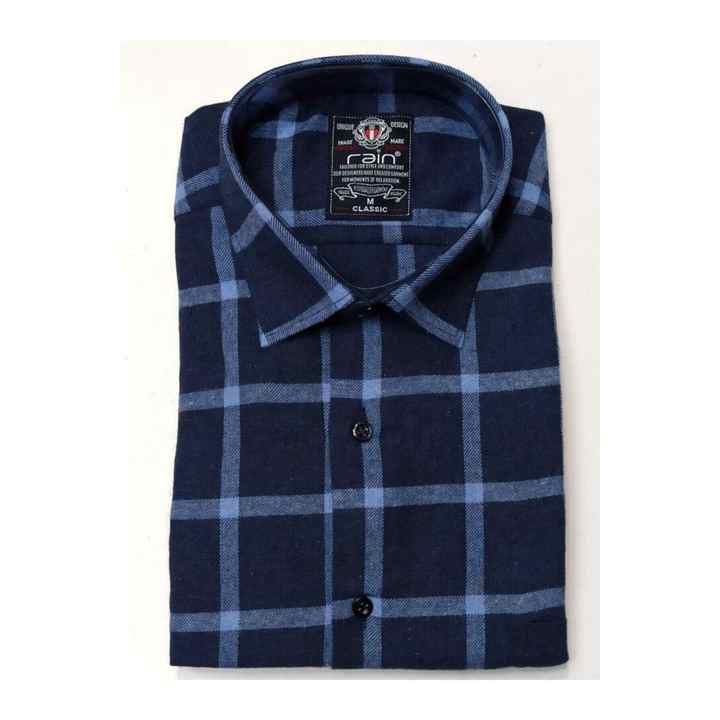 Exclusive Comfortable Fit Single Pocket Winter Checkered Retro Shirt