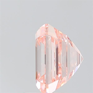 Diamant rose vif fantaisie de laboratoire, taille Asscher, 4,00 carats, symétrie géométrique, clarté VS2, diamant cultivé en laboratoire pour bijoux de luxe - Product Image 2