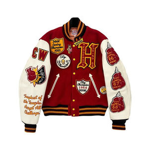 เสื้อแจ็คเก็ตเบสบอลผ้าฝ้ายแบบพรีเมี่ยมสำหรับผู้ชาย - Product Image 2