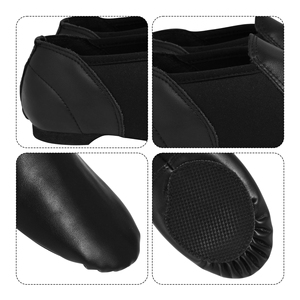 Zapatos de baile de cuero genuino de vaca, suela dividida, calzado de mujer, zapatos de baile de cuero de diseño moderno - Product Image 4