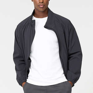 Conjuntos de chándal personalizados OEM para hombre, chaqueta cortavientos de nailon 100%, conjuntos de dos piezas, chaqueta impermeable cortavientos con logotipo personalizado - Product Image 6