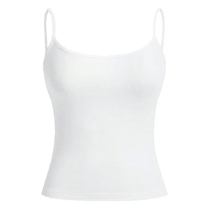 Tallas grandes, algodón/fibra de bambú transpirable algodón deporte tanque recortado ejercicio Fitness chaleco mujeres Yoga Crop Tank Tops - Product Image 4