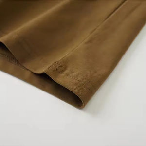 T-shirts en coton 100% de poids lourd, couleur unie, surdimensionnés, vente en gros, personnalisables, pour hommes, 300 g/m², t-shirt d'été pour hommes, impression de logo personnalisée - Product Image 5