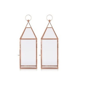 Farol Decorativo de Acero Inoxidable para Decoración del Hogar con Estructura Alta que Crea una Iluminación Ambiental Cálida para Espacios Interiores - Product Image 2