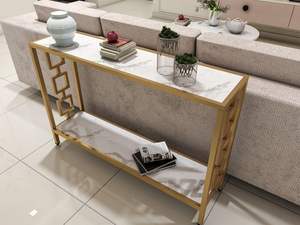 Mesa de metal elegante para el hogar con diseño elegante, ideal para sala de estar, oficina y restaurante, uso interior - Product Image 5