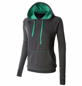 Nouvelle mode : Sweat à capuche décontracté pour femme, hiver, manches longues, coupe ample, couleur unie, imprimé sur le devant, en molleton 100 % coton écologique - Product Image 6