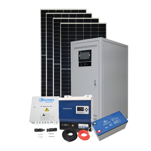 10kw Hybrid Solar Power System 15kw 20kw 30kw Solar Panel Set With Battery Home Photovoltaic Energy Storage System