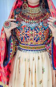 Nouvelle arrivée 2026, robe Zerdze, robe maxi Madgul pour femmes, robe afghane Guldoze à fleurs, robe Kuchi à manches longues, élégante pour les fêtes, taille XL - Product Image 2