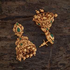 Pendientes de Araña Estilo Antiguo 181495, Clásicos y Modernos con Diseño de Campana Religiosa, Hechos de Latón y Aleación de Zinc para Bodas - Product Image 5