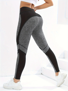 กางเกงเอวสูงสำหรับผู้หญิงกางเกงฟิตเนสโยคะเอวยางยืดกางเกงกีฬาสำหรับวิ่ง - Product Image 6