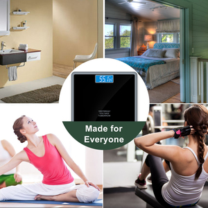 Báscula Digital Personal Electrónica para Baño con Pantalla LCD, Báscula Inteligente de Vidrio Templado, 180 kg*0.1 kg, HO-18, Precio de Fábrica HOFFEN - Product Image 5
