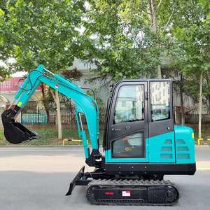 Miniexcavadora de 3.5 Toneladas con Motor Kubota, EPA EURO 5, Excavadora de Orugas - Product Image 1