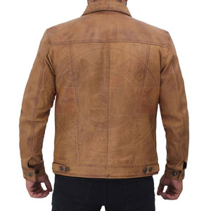 High Quality Best Leather <b>Jacket</b> New Design Hot Sale Outdoor Wear <b>Men</b> Leather <b>Jacket</b> In Best Price - Product Image 5