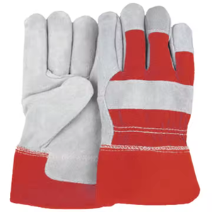 Guantes de Seguridad Industriales y de Construcción, de Cuero Vacuno Dividido, Transpirables, Duraderos, Resistentes a Vibraciones y Antiestáticos - Product Image 2