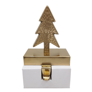 Soporte decorativo de aluminio y hierro para decoración de festividades y Navidad, Color dorado - Product Image 5