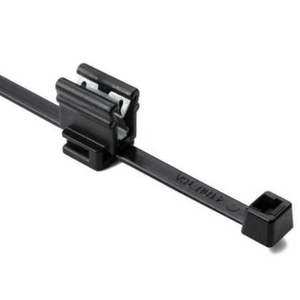 HellermannTyton - Bridas de nailon reutilizables autoblocantes y clips de borde de 8.0 pulgadas, 50 lb, 25 unidades por paquete - Product Image 1