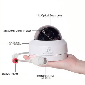 Cámara IP Domo de 4MP con Visión Nocturna, Sensor de Imagen CMOS y Opciones de Almacenamiento de Datos en Tarjeta de Memoria - Product Image 5