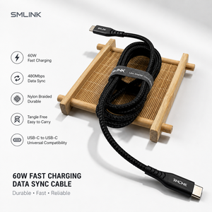 Cable USB C <span class=keywords><strong>de</strong></span> 1.5m, Negro, Nailon, PD60W, 3A, Carga Rápida, Trenzado, Cobre Estañado, para Teléfono Móvil, Banco <span class=keywords><strong>de</strong></span> Energía, Computadora, Datos USB 2.0 - Product Image 3