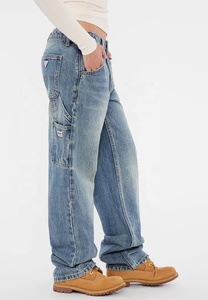 Custom Cotton Vintage Streetwear Skate <b>Cargo</b> <b>Work</b> Pants Men Relaxed Fit Heavyweight Duck Canvas Double Knee Carpenter Pants - Product Image 6