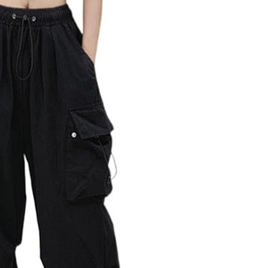 Pantalones Cargo holgados elásticos de alta calidad en estampados personalizados Patrón sólido Ropa de calle Estilo casual Disponible Todos los tamaños Colores - Product Image 2