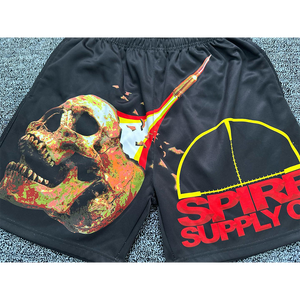 Customized Vintage Acid Washed 100% Cotton <b>Men's</b> Summer Workout <b>Shorts</b> Breathable Mid-<b>Waist</b> Casual Style Direct Manufacturer - Product Image 5