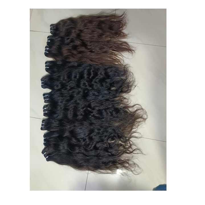 Genius Weft Women's HD Wave Style Full Lace Front Wig Raw Indian Virgin Cuticle Aligned Glue-Free for Lace Frontal Wigs