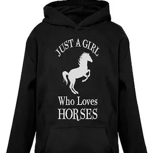 Equine Hoodie Teen Girls Sweatshirt Christmas Gift friendly material soft comfortable breathable Horse Manufacturers India