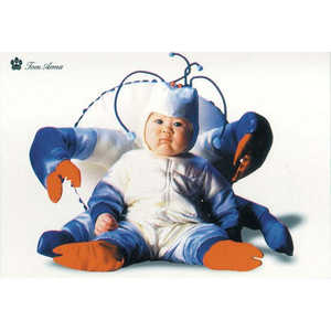 Costume de crabe bébé Tom Arma pour les occasions d'anniversaire - Product Image 1