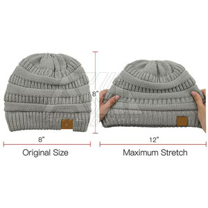 Solid Color High Quality Customizable <b>Men</b> <b>Beanie</b> <b>Hats</b> with Common Fabric Adjustable Size Reasonable Price New Style - Product Image 2