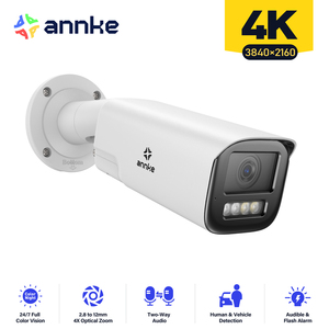 Cámara de Seguridad ANNKE 4K Inteligente con Doble Luz, Varifocal, Tipo Bala, con Detección de Personas y Vehículos, Audio Bidireccional, CCTV 2024 - Product Image 2
