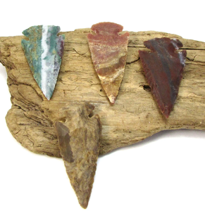 Puntas de flecha de ágata india de 1 a 9 pulgadas | Puntas de flecha de ágata India Piedra curativa Artesanía Puntas de flecha de ágata natural - Product Image 3