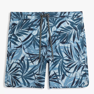 Shorts de sport d'été pour hommes avec logo personnalisé, imprimés, en maille, décontractés, écologiques, respirants, taille élastique pour la plage, la natation, les sports, OEM - Product Image 3