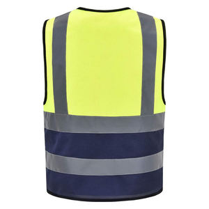 El mejor chaleco de seguridad de alta visibilidad Premium, chaleco de tamaño personalizado, seguridad reflectante, doble red, multifuncional, resistente - Product Image 5