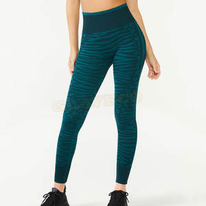 Por encargo profesional media cintura Yoga Legging sublimación patrón sólido venta entera Legging - Product Image 4