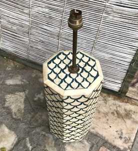 Lámpara de mesa lateral de cama de hueso y madre de perla hecha a mano decoración de Hotel para el hogar lámpara de mesa con incrustaciones de hueso lámpara de mesa MOP - Product Image 2