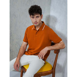 โลโก้แบบกำหนดเอง CARILLO เสื้อโปโลทรงปกติ ดีไซน์ซิปปักลายสีเข้ม ทรงเข้ารูป ไซส์ใหญ่ ผ้าไหมระบายอากาศได้ดี เหมาะสำหรับกอล์ฟ - Product Image 2