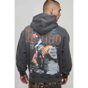 Sweat-shirts d'hiver streetwear 2026, imprimés, en coton doux et lourd, pull-over élégant, imprimé à l'écran, surdimensionné, pour hommes - Product Image 3