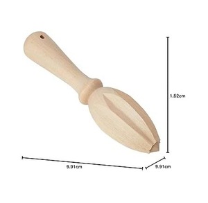 Presse-agrumes en bois pour citron, accessoires de cuisine - Product Image 3