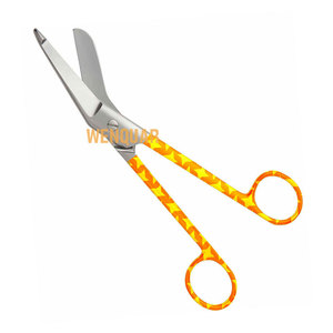 Tijeras de vendaje Lister de 5,5 pulgadas de primera calidad, mango medio dorado, herramienta quirúrgica médica más vendida de acero inoxidable de Wenquar - Product Image 4