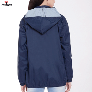 Logotipo personalizado Ropa de trabajo de invierno Chaqueta cortavientos para mujer A prueba de viento impermeable - Product Image 2