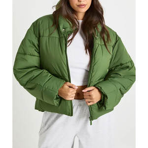 Veste matelassée compressible légère pour femme Manteau matelassé d'hiver chaud Veste coupe-vent - Product Image 1